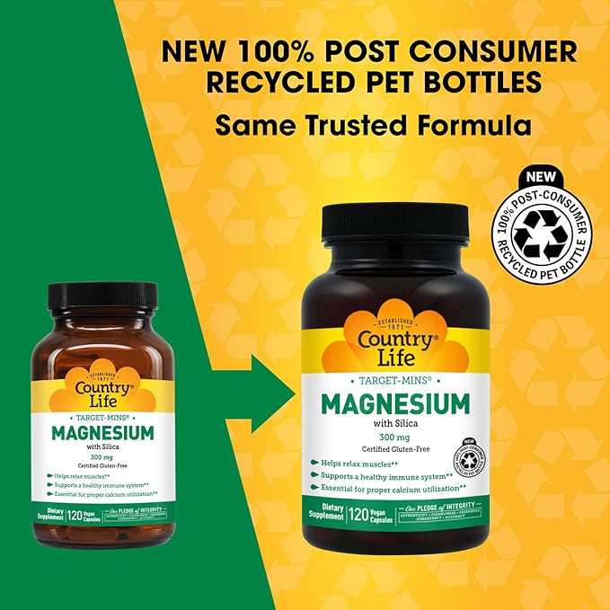 Target-Mins Magnesium with Silica 300 mg 120 Vegetarian Capsules
