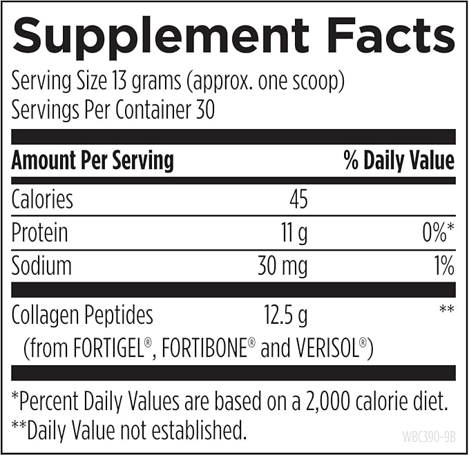 Designs for Health Whole Body Collagen Powder - Hydrolyzed Collagen Peptides Powder for Healthy Skin & Hair, Joint + Bone Health - Fortigel & Verisol Collagen, Unflavored (30 Servings)