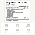 BIOptimizers Magnesium Breakthrough Supplement with 500mg - 7 Forms of Magnesium: Glycinate, Malate, Citrate, and More - Natural Support for Sleep and Cognitive Function -90 Capsules- Calming Vitamins