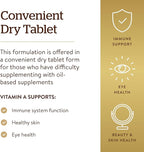 SOLGAR Dry Vitamin A 1500 mcg (5000 IU), 100 Tablets - Supports Healthy Eyes, Skin & Immune System - Non-GMO, Vegan, Gluten Free, Dairy Free, Kosher - 100 Servings (Pack of 2)