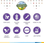 Terranics Daily Probiotics for Men & Women, 200 Billion 36 Strains Immediate Restore Probiotics, with Prebiotics & Enzymes, Delayed Release, Shelf Stable, 60 Veggie Caps