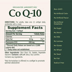 Nature’s Bounty CoQ10 200 mg Softgels, Heart Health & Cellular Energy Support, Twin Pack, 160 Rapid Release Softgels