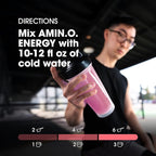 Optimum Nutrition Amino Energy Powder Plus Focus, with BCAA, Electrolytes, and Caffeine, Juicy Strawberry, 30 Servings (Packaging May Vary) (Pack of 6)