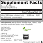 XYMOGEN XymoDine - Iodine Supplement for Thyroid & Hormone Synthesis Support - Potassium Iodide Mineral Formula - Vegetarian Capsules - 90 Capsules