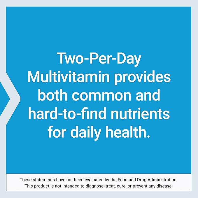 Life Extension Two-Per-Day Multivitamin, Vitamins B, C, D, zinc, Packed with Over 25 Vitamins, Minerals & extracts, Two-Month Supply, Non-GMO, Gluten-Free, 120 Capsules (Pack of 2)