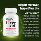 LIVERITE Liver Aid with Milk Thistle 60 Capsules, Supports Healthy Liver Function, Cleansing, Energy & Daily Wellness