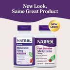 Natrol Melatonin 10mg Fast Dissolve Tablets - Strawberry Flavor, 100 Count, Sleep Support, Fast Dissolve Melatonin for Adults, 100-Day Supply