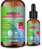 AREDS 2 Formula Liquid Drops, Advance 11-in-1 Eye Vitamins Lutein and Zeaxanthin Supplements w. Bilberry Eyebright Omega-3 for Vision Retina Macular Health, Areds Plus Multivitamin for Adult & Senior