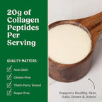 Bulletproof Unflavored Collagen Peptides Powder, 42.3 Ounces, Grass-Fed Collagen Protein and Amino Acids for Skin, Bones and Joints