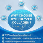 Multi Collagen Peptides for Women & Men, Hydrolyzed Collagen Peptides-Type I, II, III, V, X - with Hyaluronic Acid,Vitamin C,Biotin,Supports Skin Hair Nail, Non-GMO,840 Softgels