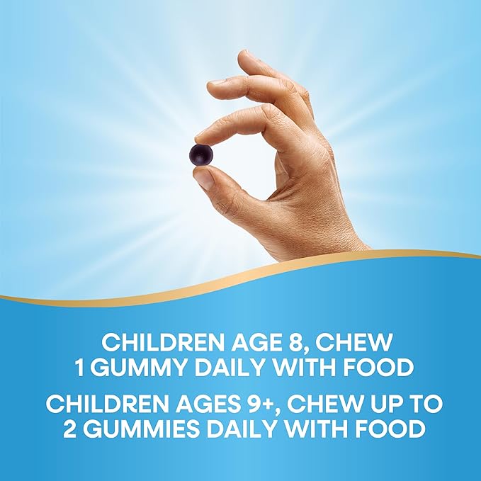 Nature's Way Kids Cool & Calm Gummies,Supports a Calm Mood in Kids Ages 8+*,Lemon Balm,Magnesium,Vitamin B6,L-Theanine,Grape Flavored,Vegetarian,(Packaging May Vary),40 Count (Pack of 2)