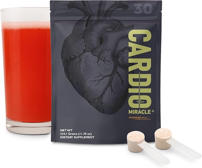 Cardio Miracle Nitric Oxide Supplement 30 Servings - Beet Root Powder with L-Arginine to Support Circulation, Blood Flow, Energy, Endurance, Stamina & Heart Health for Men and Women