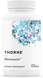 THORNE - Curcumin Phytosome Sustained Release (120 Capsules) & Memoractiv (60 Capsules) Bundle - Supports Joint Health, Muscle Health & Healthy Aging - Dairy Free, Soy Free, Gluten Free