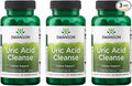 Swanson Uric Acid Cleanse - Natural Supplement Promoting Kidney Support - Features a Powerful Combination of 7 Herbs - (60 Veggie Capsules) 3 Pack