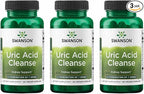 Swanson Uric Acid Cleanse - Natural Supplement Promoting Kidney Support - Features a Powerful Combination of 7 Herbs - (60 Veggie Capsules) 3 Pack