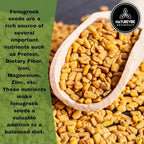Naturevibe Botanicals Fenugreek Seeds Whole, 5lbs | Methi seeds | Gluten Free & Non-GMO | Hair and skin health (80 ounces)