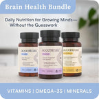Accentrate Brain Supplement for Focus, Attention, Mood | Complete Vitamin B Complex | Brain Health | Methylated Multivitamin w/L-Methylfolate (5-MTHF), Cofactors Methyl-B12 & P5P | MTHFR Supplement