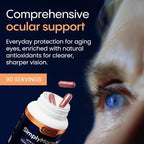 Simply Macu MD – Advanced Vision Support Supplement - 90 Capsules, 3 Month Supply - with Lutein, Zeaxanthin, Meso-Zeaxanthin & Astaxanthin – Bilberry Extract – Vegan, Non-GMO, Gluten Free