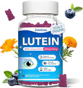 Lutein Gummies, 12 in 1 Lutein and Zeaxanthin Supplements Eye Vitamins Gummies for Adults, Eye Health Supplement with Multiple Vitamin for Promoting Eye & Vision - 60 Gummies