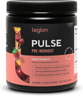 LEGION Pulse Pre Workout Supplement - All Natural Nitric Oxide Preworkout Drink to Boost Energy, Creatine Free, Naturally Sweetened, Beta Alanine, Citrulline, Alpha GPC (Fruit Punch)