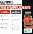 Saw Palmetto Extract – 10X Potency, Pharmaceutical Grade Strength - Plus Pumpkin Seed Oil - Supports Prostate Health, Relieves Urination Issues, Supports Hair Growth, DHT Blocker – 60 Softgels