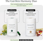 momentM Equilibrium 3-in-1 Probiotics for Women & Men Digestive Health, Prebiotics and Probiotics for Women with HOWARU Strains, Postbiotics & Fennel for Bloat & Gut Health,12.5B CFU, 30 Capsules