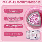 NATURE TARGET Probiotics for Women Digestive Health & Urinary Tract Health with D Mannose & Cranberry