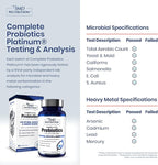1MD Nutrition Complete Probiotics Platinum - w/Prebiotics and Probiotics for Digestive Health - Probiotic Supplement for Women & Men - More Than 50 Billion Live CFU 11 Strains Dairy-Free - 30 Caps