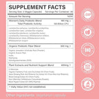 Probiotics for Women – Women’s Probiotic for Digestive, Vaginal, Urinary Health & pH Balance – 100 Billion CFU, 11 Strains with Organic Prebiotics, Cranberry Extract, D-Mannose – Non-GMO, 120 Caps