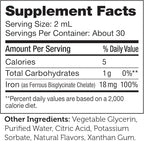 Zahler's Iron Drops, Liquid Iron Concentrate, Gentle and Non-Constipating Iron Formula, 2 Fl OZ.