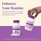 BariMelts Vitamin B1, 270 Fast-Dissolving Tablets (9-Month Supply), Sugar-Free Bariatric Vitamins for Women, Natural Berry Flavor