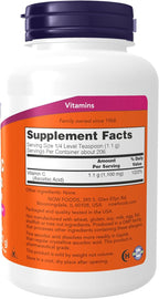 NOW Supplements, Vitamin C Crystals (Ascorbic Acid) Powder, Antioxidant Protection*, 8-Ounce (Pack of 2)