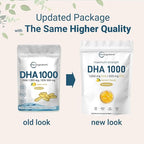 Omega 3 Fish Oil DHA Supplements 1000mg with EPA 500mg, 200 Softgels – Lemon Flavored, Burpless (Enteric Coated) | Deep Sea Fresh Fish, Wild Caught from Norwegian Waters | Mercury Free