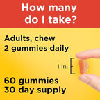 Nature Made Extra Strength Dosage Vitamin C 500 mg per serving, Dietary Supplement, Vitamin C Gummies for Immune Support, 60 Gummies, 30 Day Supply