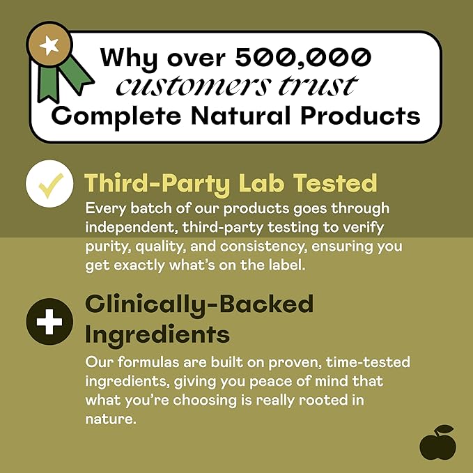 Complete Natural Products Organic Icelandic Sea Kelp Capsules - Pure 600mg Capsules, 100 Pills, Raw Seaweed & Thyroid Support Supplement