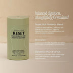 Reset Daily Probiotic + Prebiotic Plant Digestive Enzymes – Advanced Gut Reset for Women – Bloating Relief, Weight Management, Digestion, Gut Health – Vegan, Shelf-Stable – 60 Capsules (30-Day Supply)