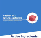 Superior Source No Shot Vitamin B-12 Cyanocobalamin 10000 mcg - Vitamin B-12 to Support Energy Production, Brain Health & Overall Wellness - Sublingual Tablets - 60 Dissolvable Tablets
