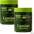 NAD+ Supplement for Energy Metabolism Support, Liposomal Capsules Containing Resveratrol,Nicotinamide Ribosidean & Quercetin,Alternative to NMN Supplement,Gluten-Free,Vegan (2PCS)