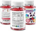 DR. MORITZ Sugar-Free Calm Magnesium Gummies for Kids and Adults - Non-GMO Magnesium Citrate Gummies - Raspberry Flavor - 2-Pack (60 Count)