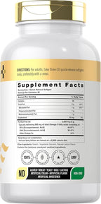 Doctor's Way Fish Oil 3000mg | 150 Softgels | Omega-3 with EPA and DHA | Non-GMO, Gluten Free Supplement