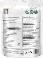 Ellie's Best Lions Mane Mushroom Extract Powder Supplement Organic 114 Servings - Double Extracted for Highest Potency - Dissolves in Coffee, Tea, Juice etc.4oz
