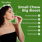 NEWELLME ACV Gummies with the Mother & B12 – Sugar-Free, Great-Tasting Vegan Gummies for Digestion, Metabolism & Daily Energy Support, 30 Count
