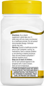 21st Century B-100 Complex Prolonged Release Tablets, 60 Count (Pack of 1), High Potency Vitamin B Complex for Nervous System, Energy Support, Includes Vitamin B1, B2, B6, Biotin & Calcium