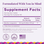 Barimelts Probiotic, 5 Billion CFU - 120 Fast-Dissolving Tablets (4-Month Supply) - Sugar-Free Probiotics for Women, Support Gut Health After Bariatric Surgery, Natural Cherry Flavor