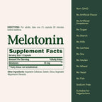 Nature's Bounty Melatonin, Promotes Relaxation and Sleep Health, 10mg, Capsules, 60 Ct (2 Pack)