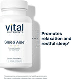 Vital Nutrients - Vegan Sleep Supplement - Promotes Relaxation and Restful Sleep - Natural for Adults - Soothing Lavender Scent - Gluten, Dairy, Soy Free - 60 Capsules