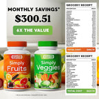 Simply Nature's Pledge - Packed with Over 40 Different Fruits & Vegetables - 4 Month Supply- Made with Whole Food Superfoods - with Aloe Vera – 100% Soy Free - 720 Capsules