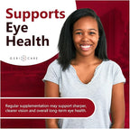 GeriCare Eye Support Gummies, Compare to Bausch and Lomb Ocuvite Gummy, Lutein & Zeaxanthin Vision Health Supplement, Naturally Sourced, Plant-Based, Non-GMO, Gluten-Free, 60 Chewable Berries Gummies