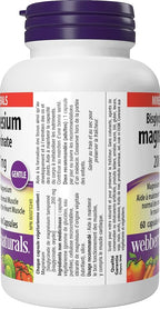 Magnesium Bisglycinate 200 mg Capsules