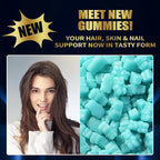 zipvit Biotin Collagen Gummies – Hair Skin and Nails Vitamins for Women & Men – Hair Growth Vitamins: B1, B2, B3, B6, B7, Collagen, Keratin, Vitamin A & D – Hair Growth Supplement – 60 Gummy Bears